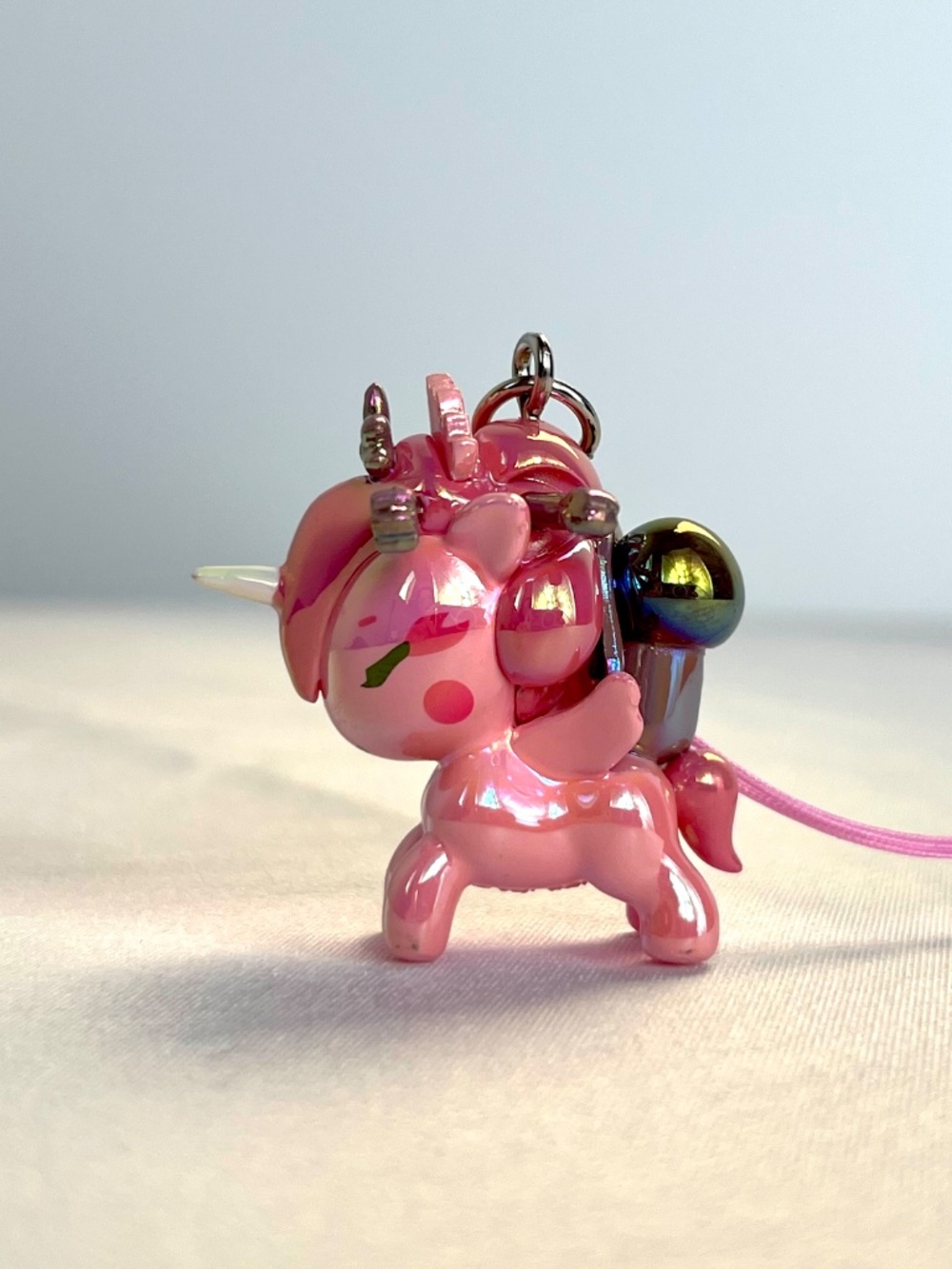 Tokidoki Momoko Shimmer Cherry Blossom Unicorno Frenzies Phone Bag Charm w/ box - Picture 4 of 7